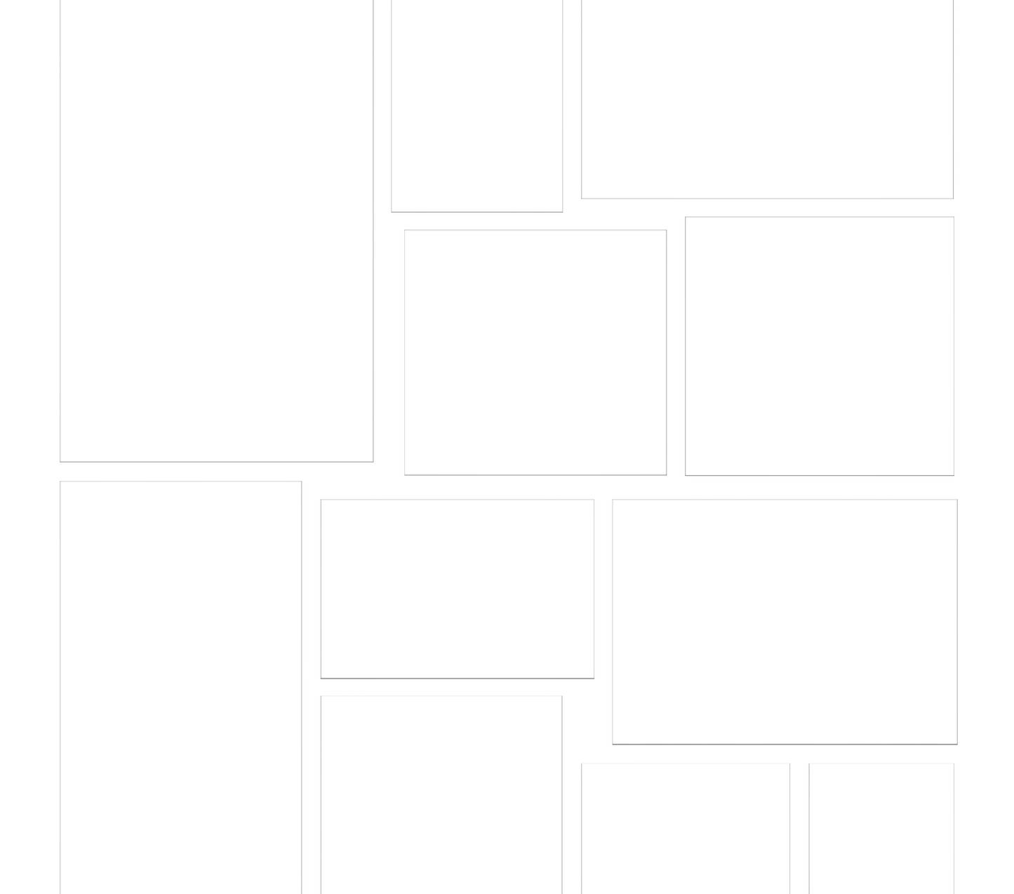 11 Image Collage Slate by Luxe-Custom-Designer