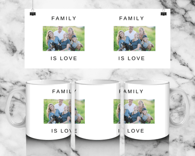 2 Panel Family Mug by Luxe-Custom-Designer