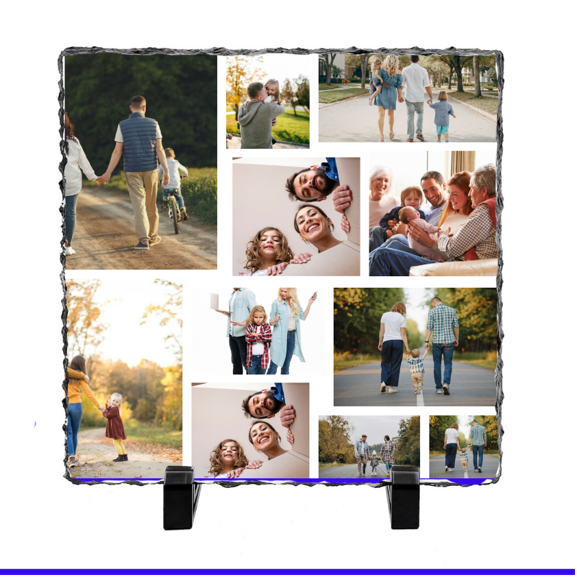 11 Image Collage Slate by Luxe-Custom-Designer