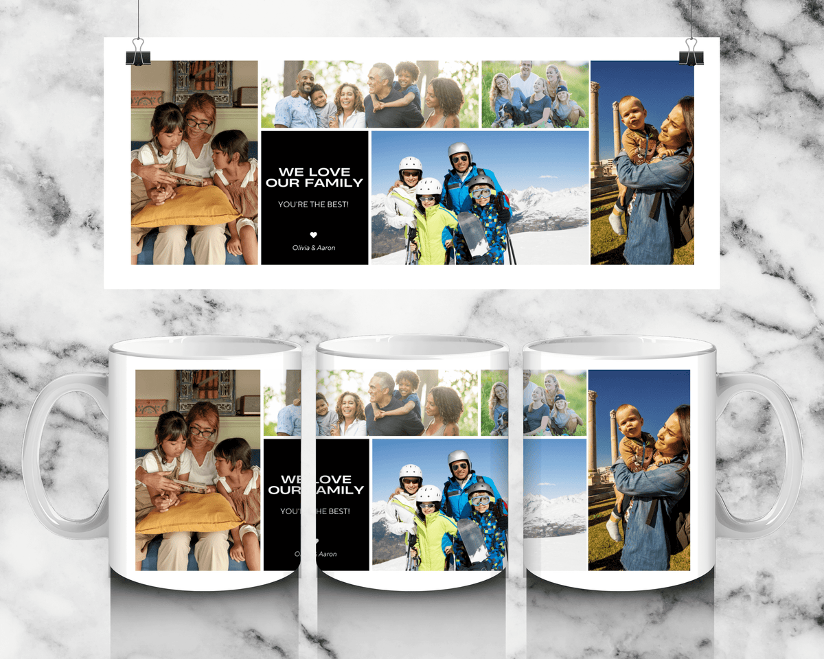 5 Panel Family Mug by Luxe Sensational