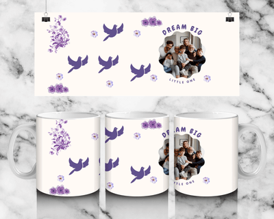 Single Photo Dream Big Mug by Luxe-Custom-Designer