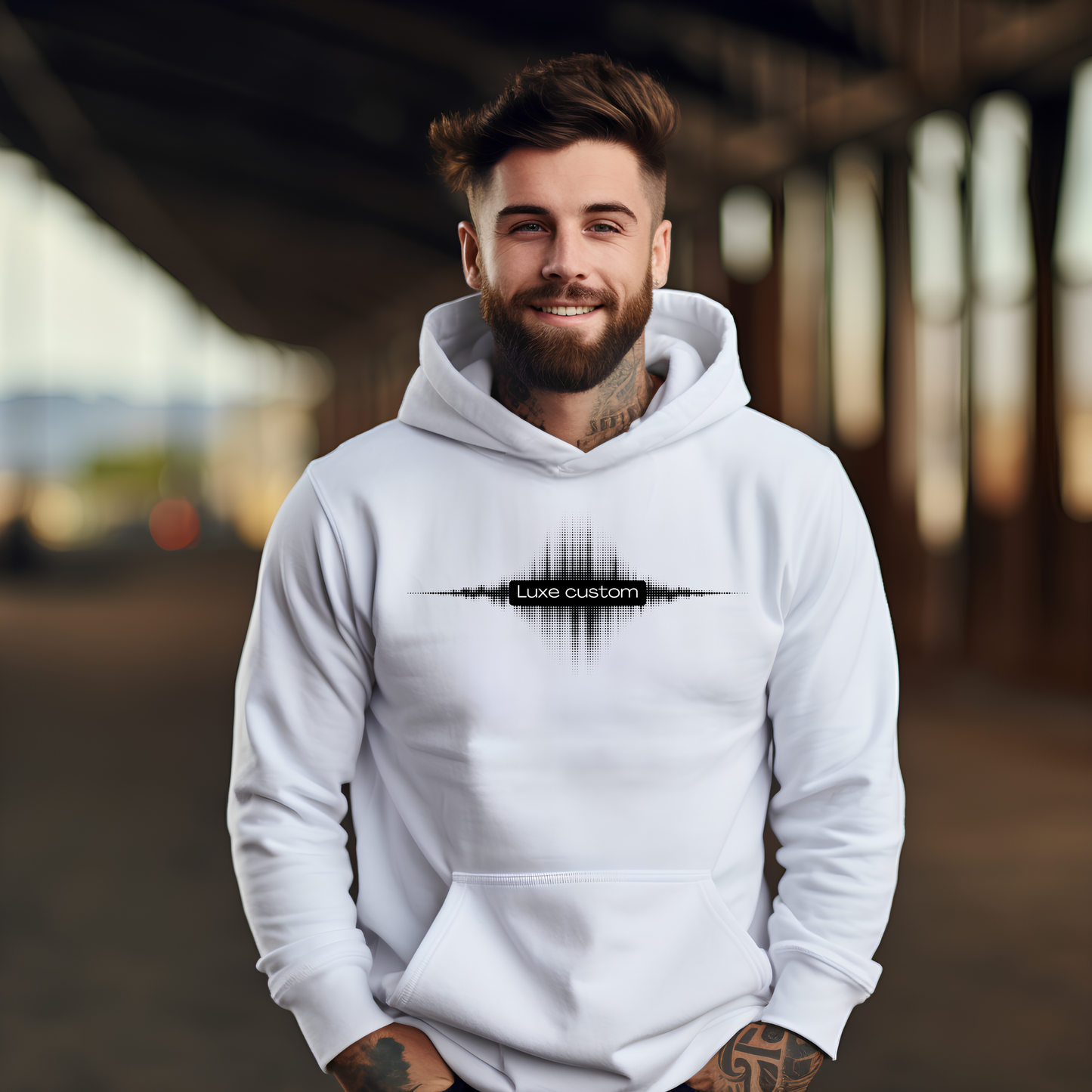 LC Wave Hoodie by Luxe-Custom-Designer