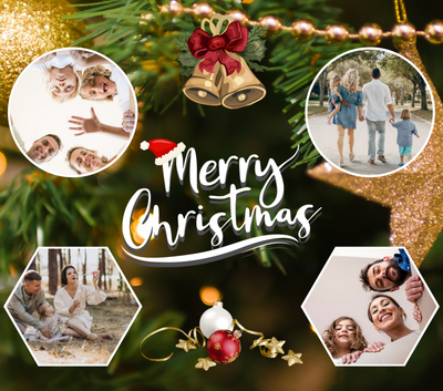Christmas 4 image slate by Luxe-Custom-Designer