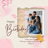 Birthday Photo Tumbler by Luxe-Custom-Designer