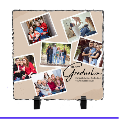 6 Panel Photo Slate (Add Any Text) by Luxe-Custom-Designer