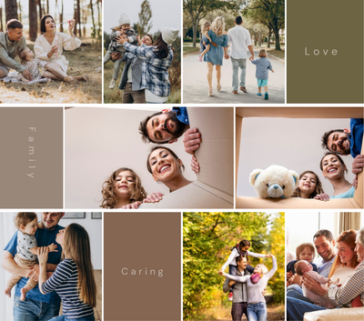 8 image Collage Slate by Luxe-Custom-Designer
