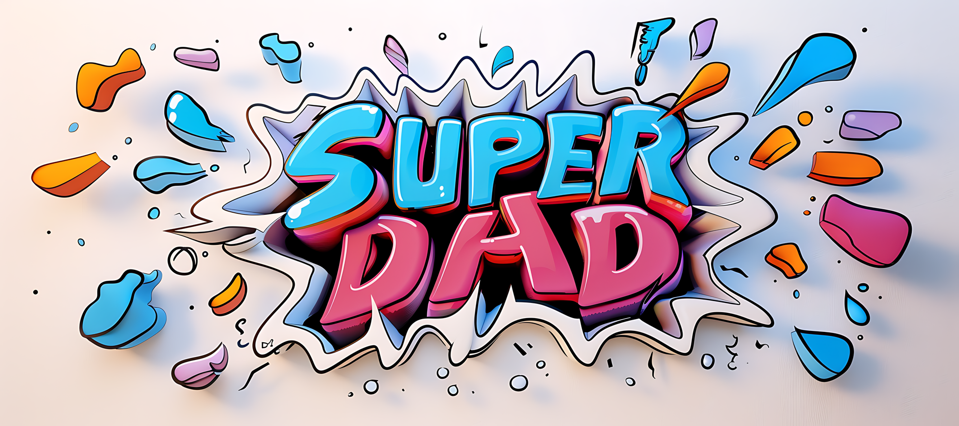 Super Dad Mug by Luxe-Custom-Designer