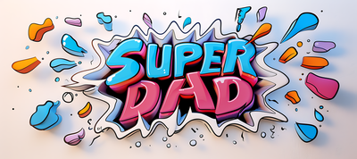 Super Dad Mug by Luxe-Custom-Designer