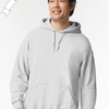 ASH, Heather Grey Hoodie by Luxe-Custom-Designer