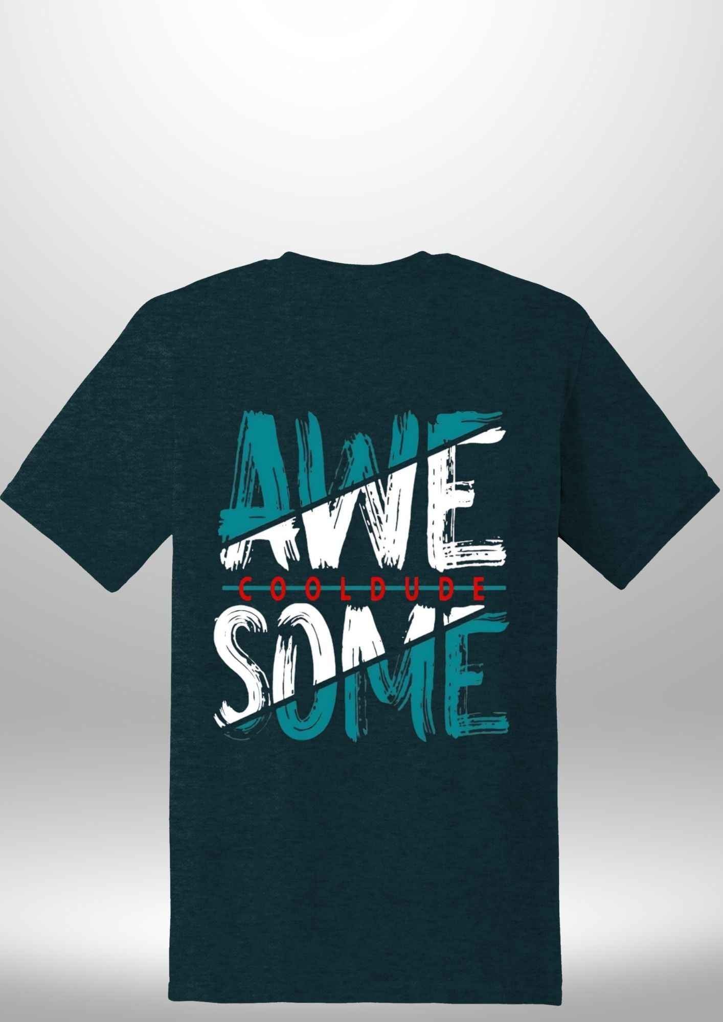 "AWESOME" Luxe T-Shirt by Luxe-Custom-Designer