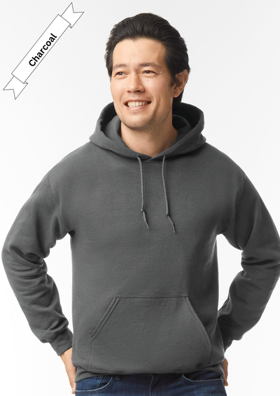 Charcoal Grey Hoodie by Luxe-Custom-Designer