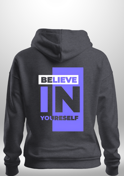 "Believe In Yourself" Luxe Hoodie by Luxe-Custom-Designer