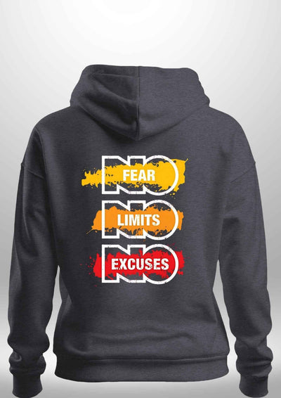 "NO FEAR" Luxe Hoodie by Luxe-Custom-Designer