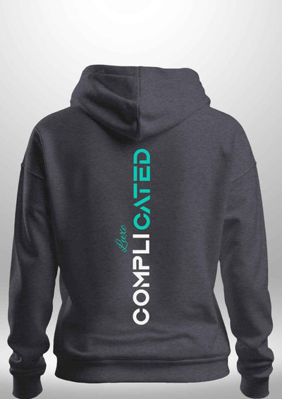 "Complicated" Luxe Hoodie by Luxe-Custom-Designer