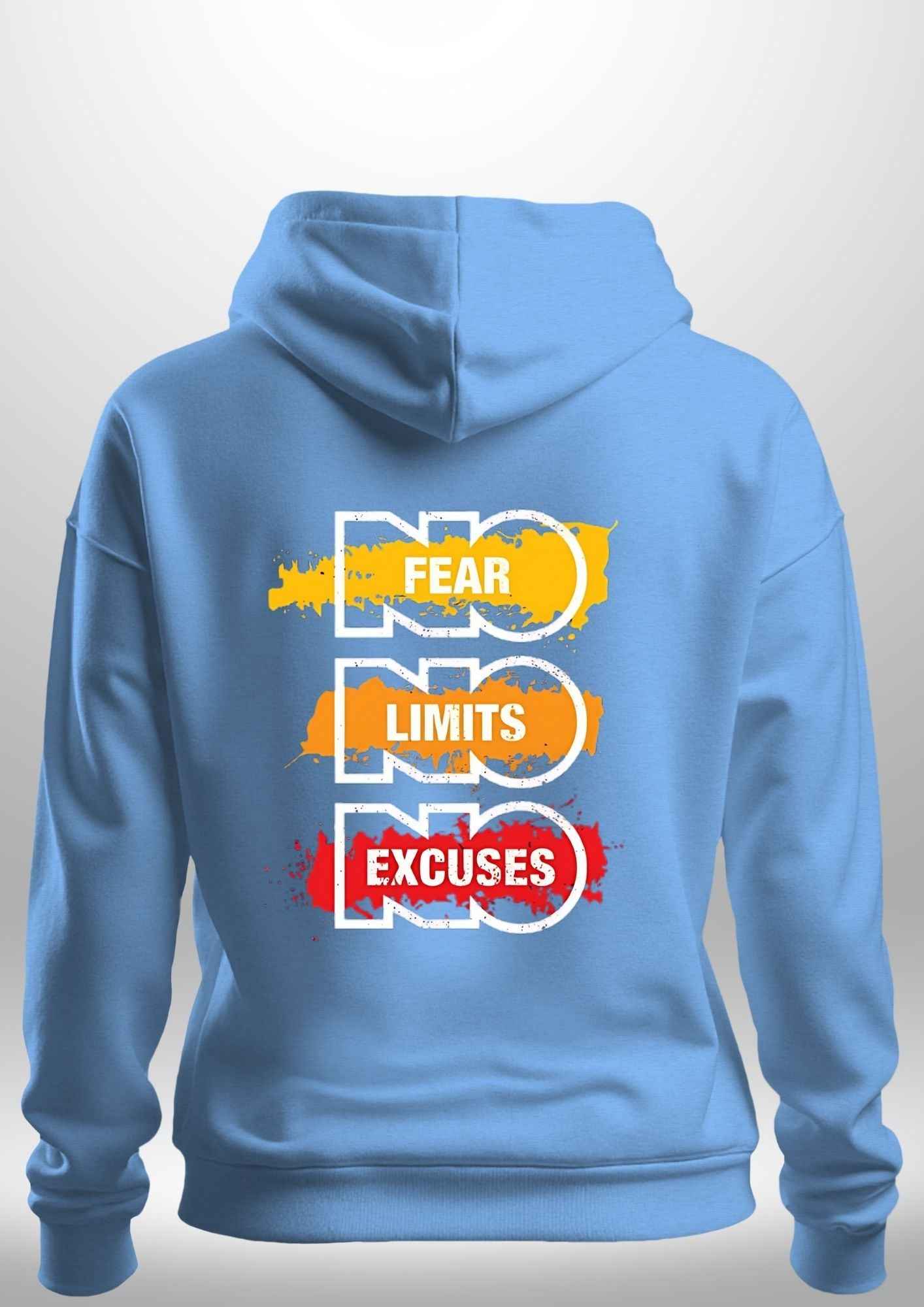 "NO FEAR" Luxe Hoodie by Luxe-Custom-Designer