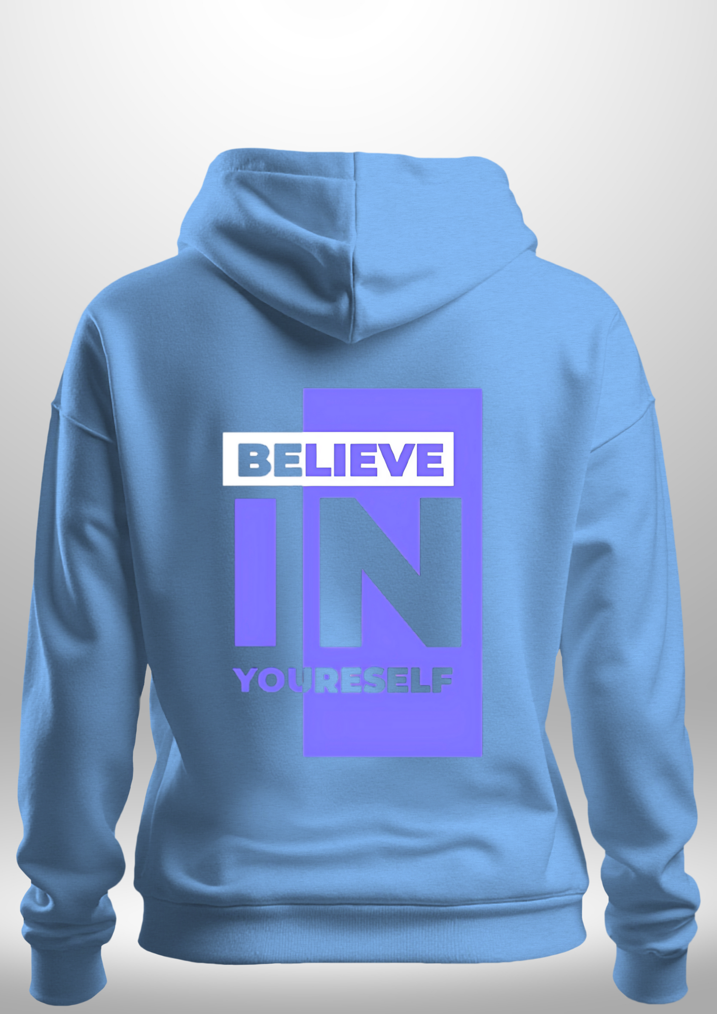 "Believe In Yourself" Luxe Hoodie by Luxe-Custom-Designer