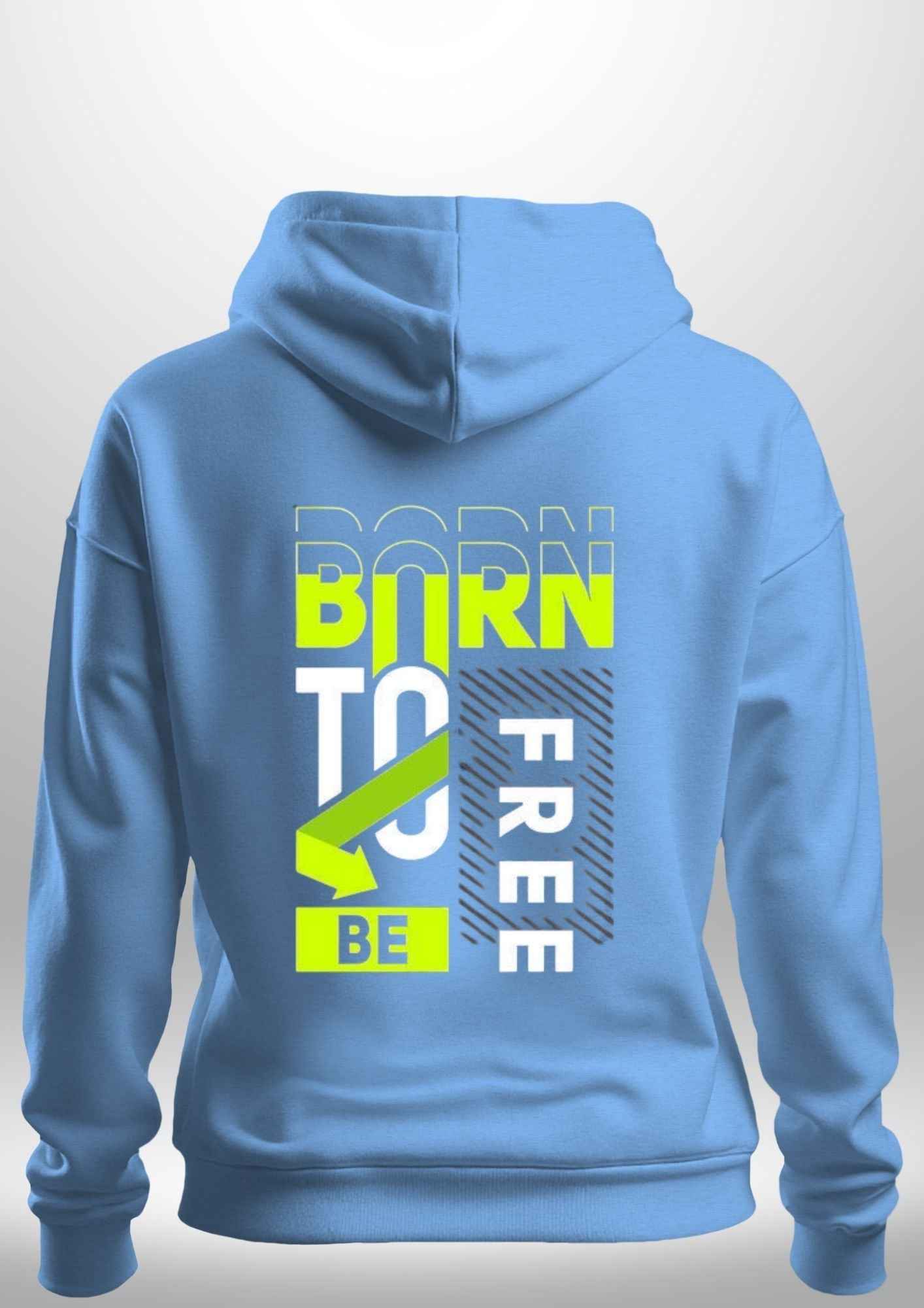 Born to be Free Hoodie by Luxe-Custom-Designer