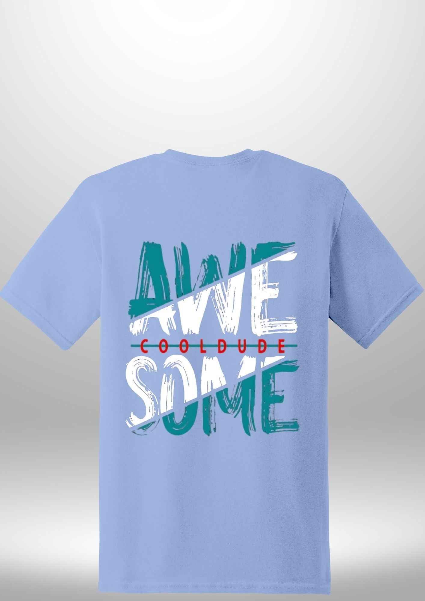 "AWESOME" Luxe T-Shirt by Luxe-Custom-Designer