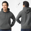 Charcoal Grey Hoodie by Luxe-Custom-Designer