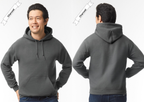 Charcoal Grey Hoodie by Luxe Sensational
