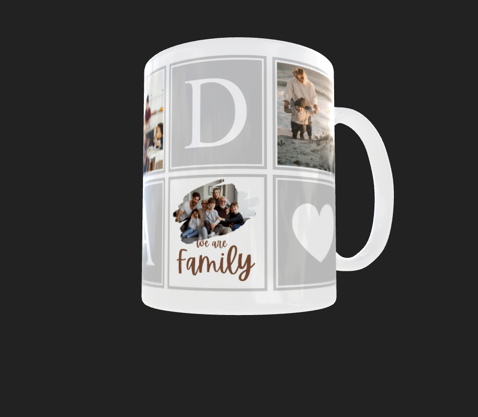 5 image DAD Photo Mug by Luxe-Custom-Designer