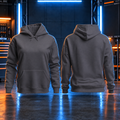 Dark Grey Work Hoodie Personalised