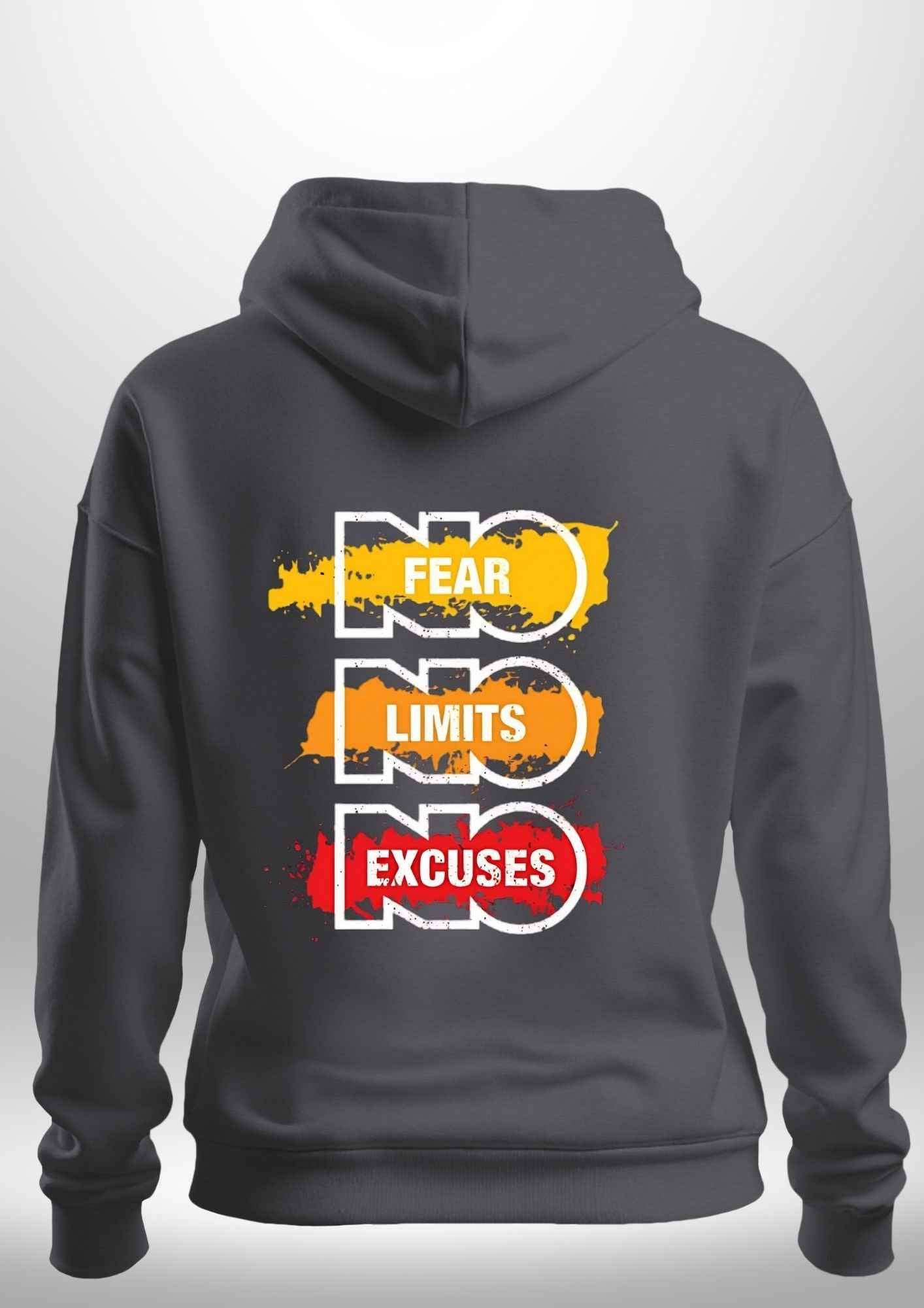 "NO FEAR" Luxe Hoodie by Luxe-Custom-Designer