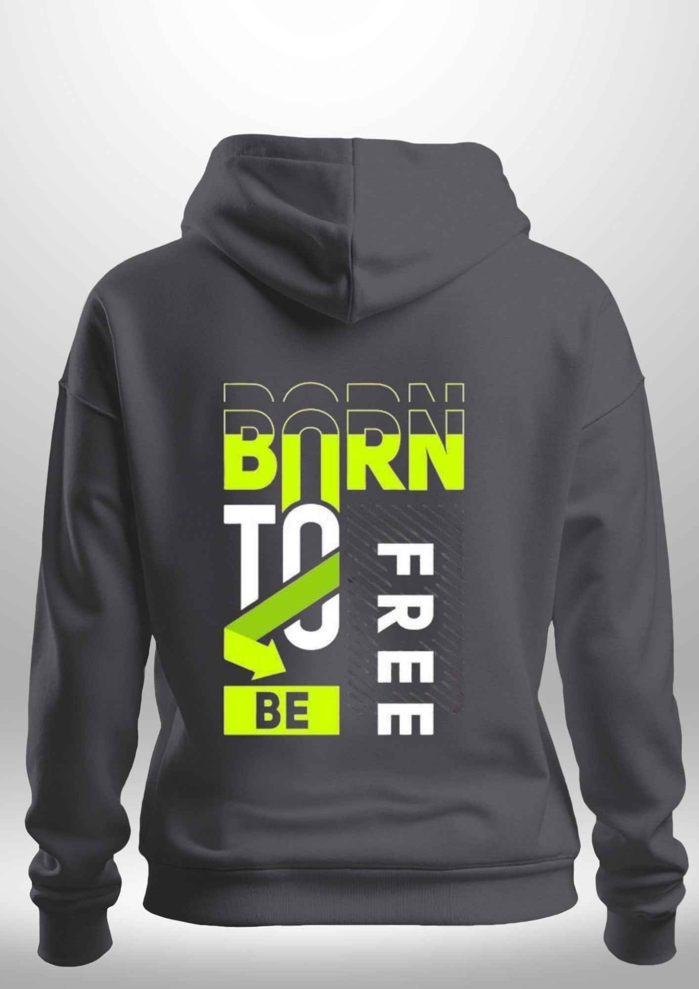 Born to be Free Hoodie by Luxe-Custom-Designer