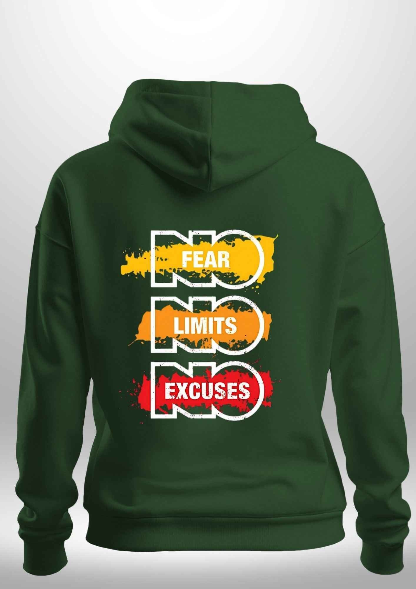 "NO FEAR" Luxe Hoodie by Luxe-Custom-Designer
