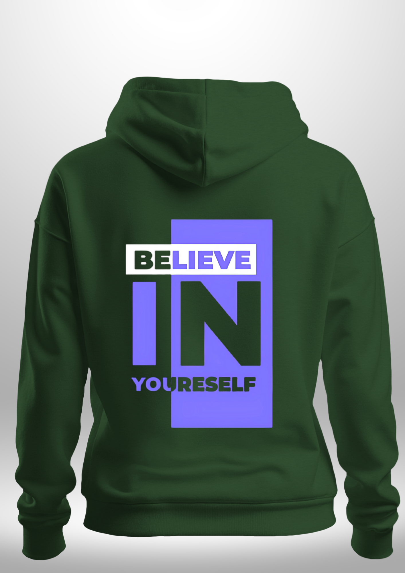 "Believe In Yourself" Luxe Hoodie by Luxe-Custom-Designer