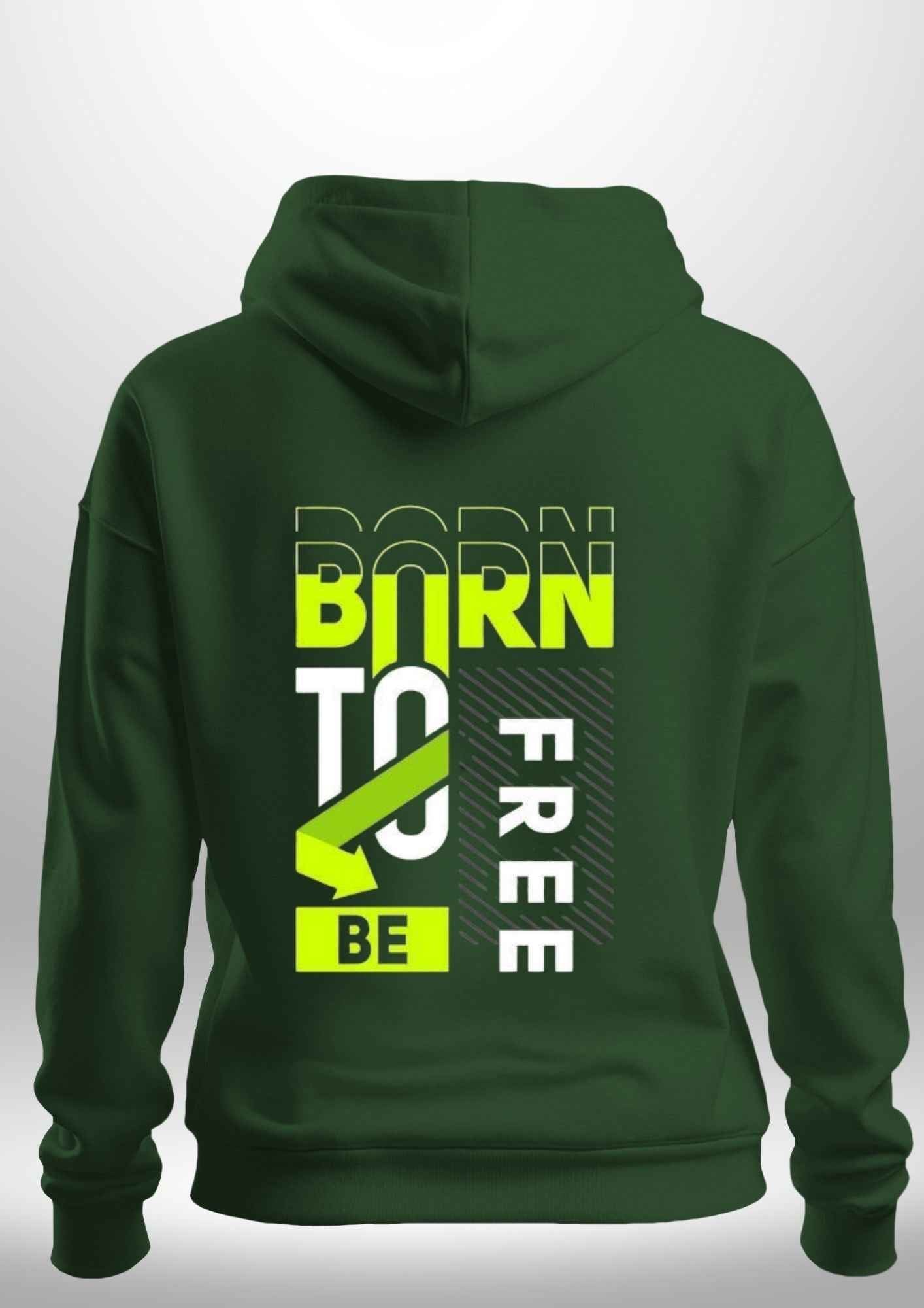 Born to be Free Hoodie by Luxe-Custom-Designer