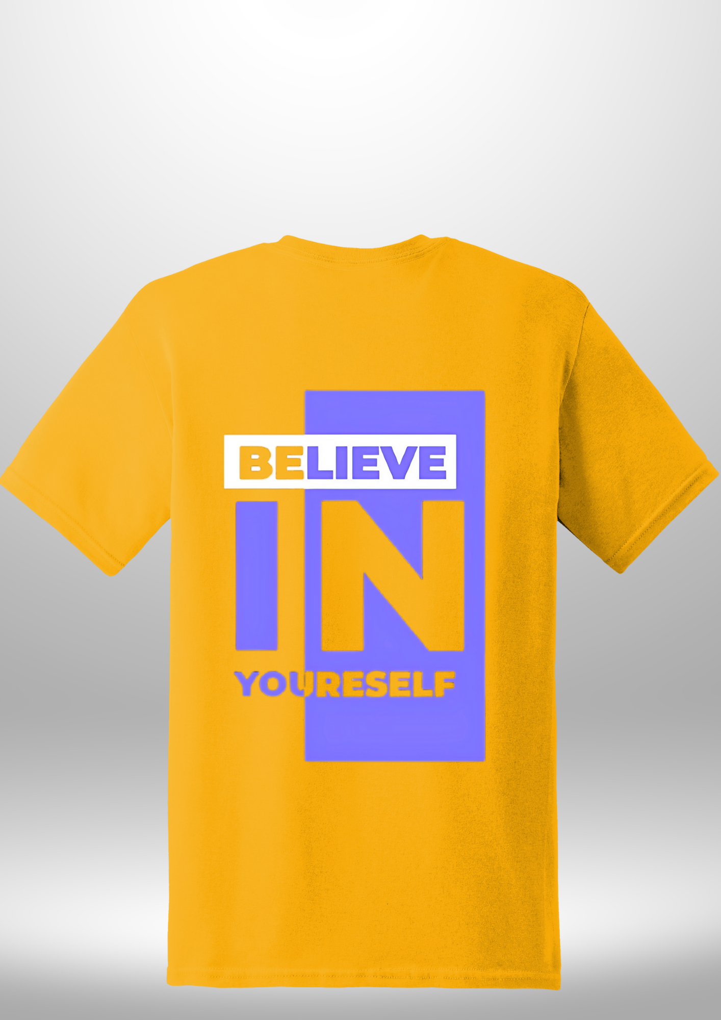 "Believe In Yourself" Luxe T-Shirt by Luxe-Custom-Designer