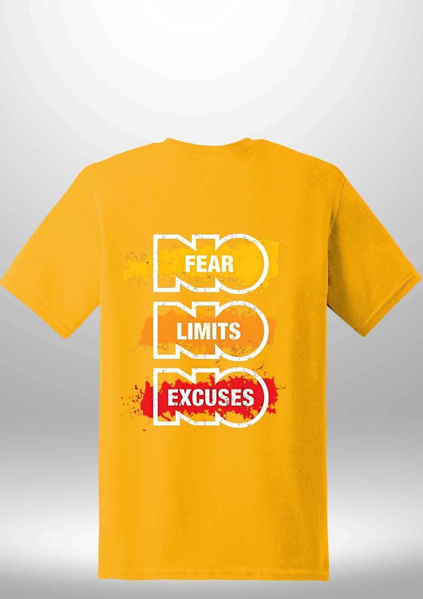 "NO FEAR" Luxe T-Shirt by Luxe-Custom-Designer