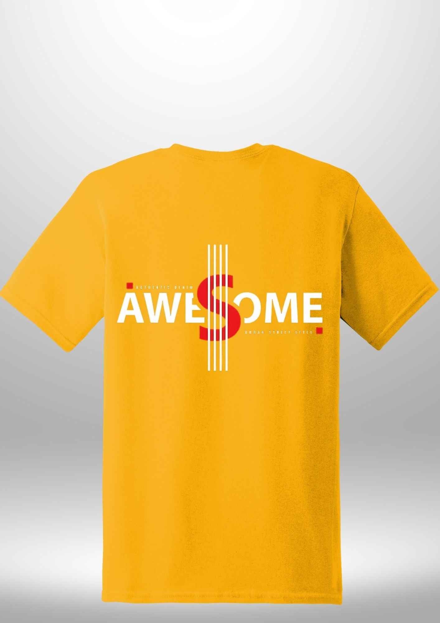 Luxe Custom "AWESOME" T-Shirt by Luxe-Custom-Designer