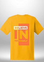 Red "Believe In Yourself" Luxe T-Shirt by Luxe Sensational