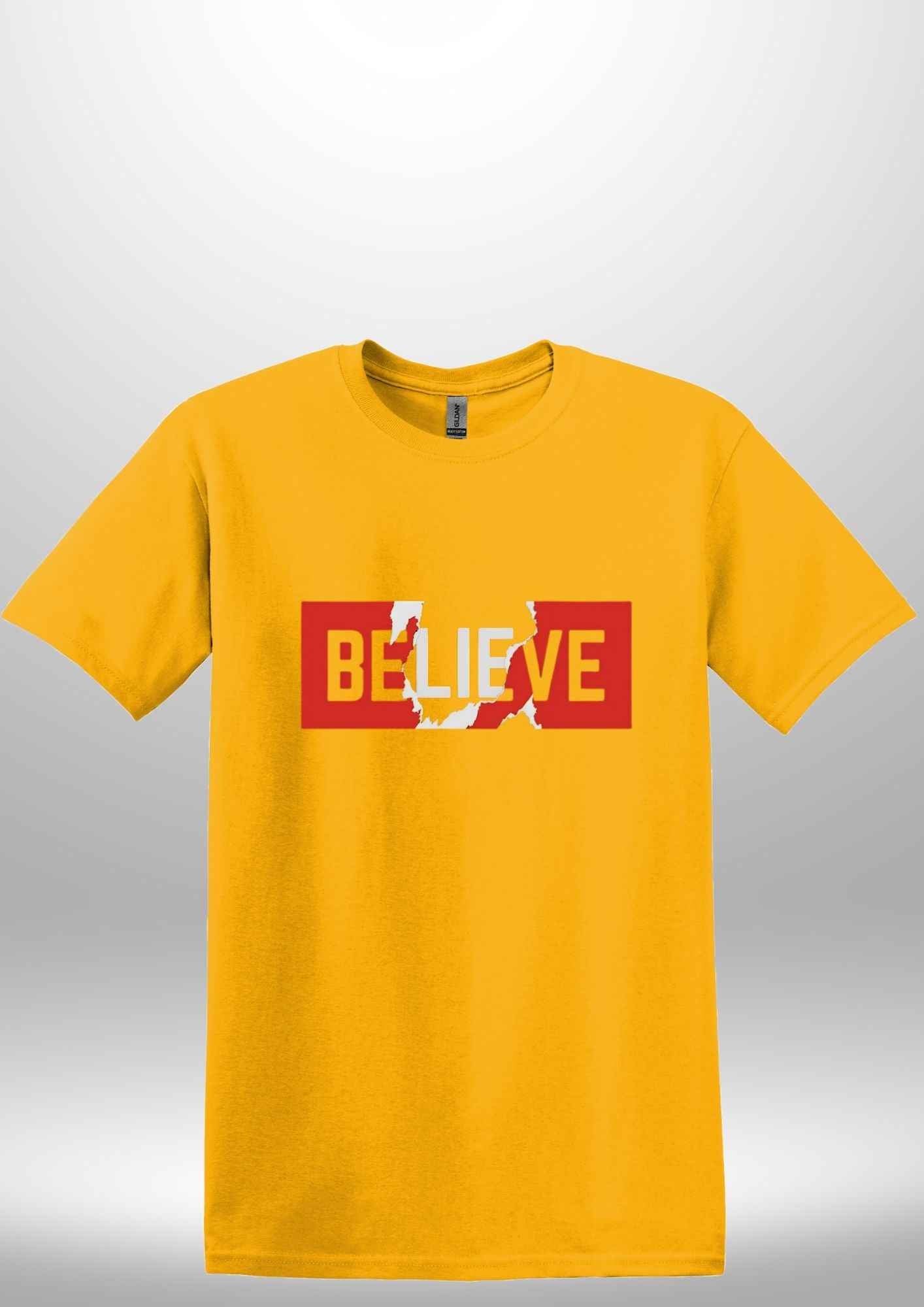 "Believe" Luxe T-shirt by Luxe-Custom-Designer