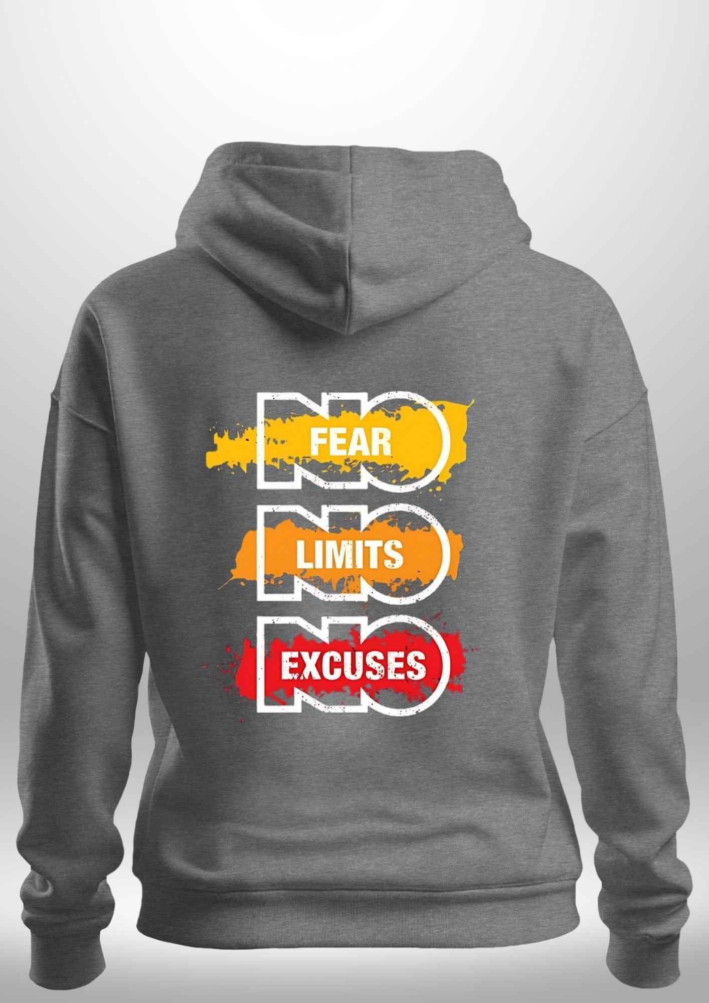 "NO FEAR" Luxe Hoodie by Luxe-Custom-Designer