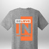 Red "Believe In Yourself" Luxe T-Shirt by Luxe-Custom-Designer