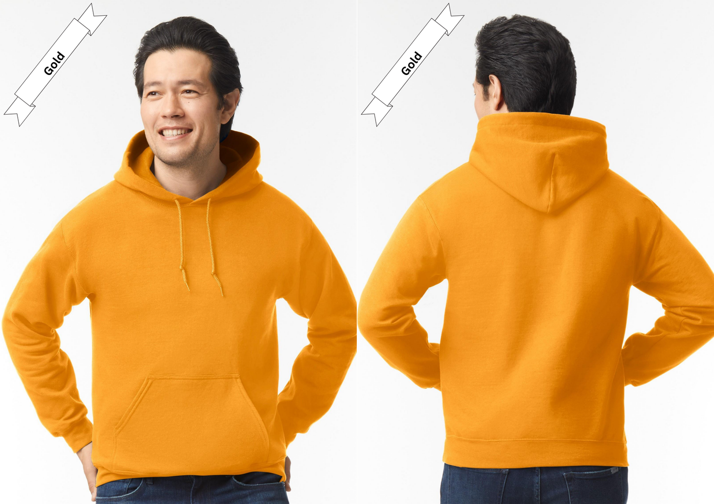 Gold Hoodie by Luxe-Custom-Designer