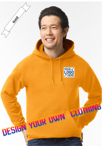 Gold Hoodie by Luxe-Custom-Designer