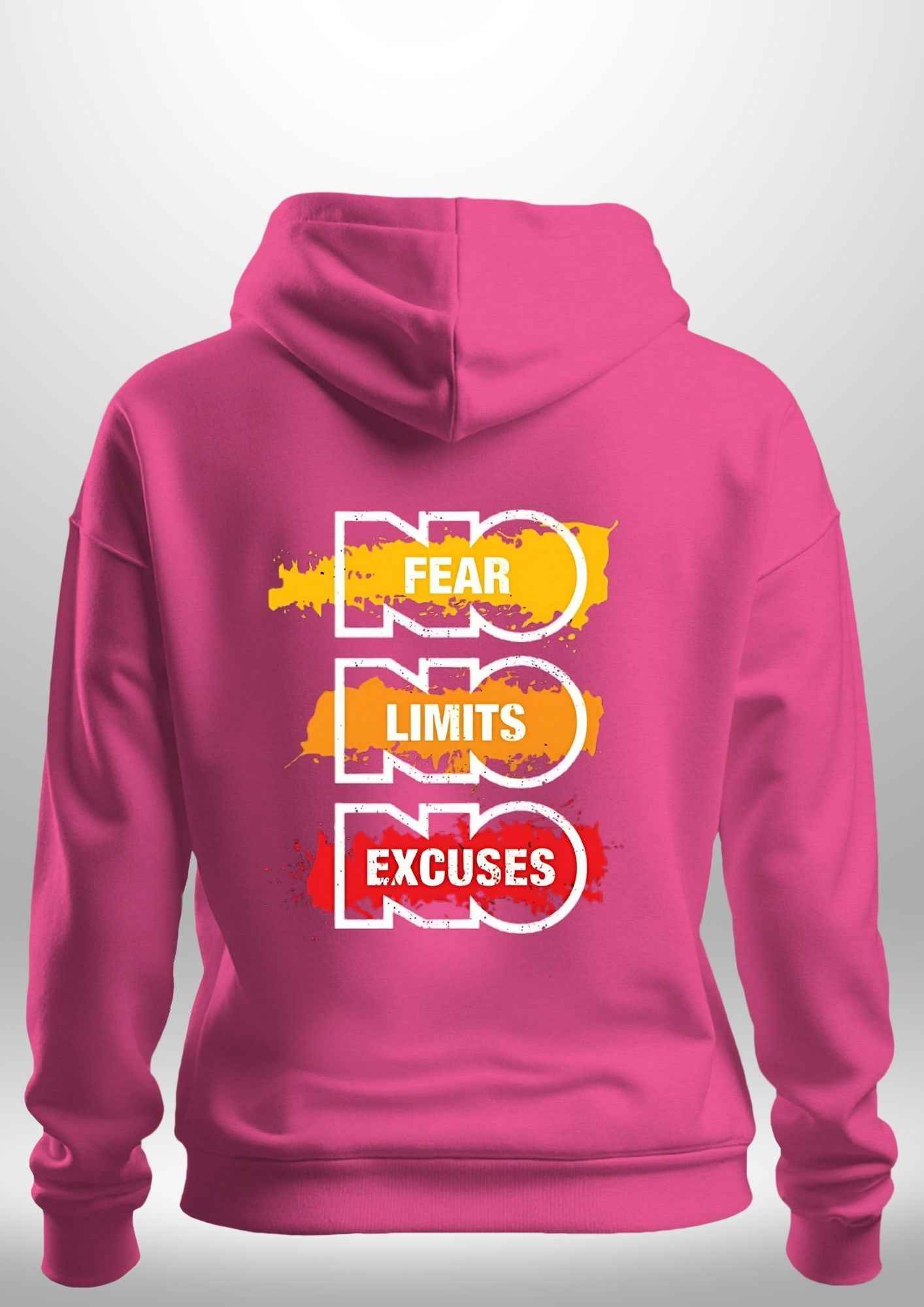 "NO FEAR" Luxe Hoodie by Luxe-Custom-Designer