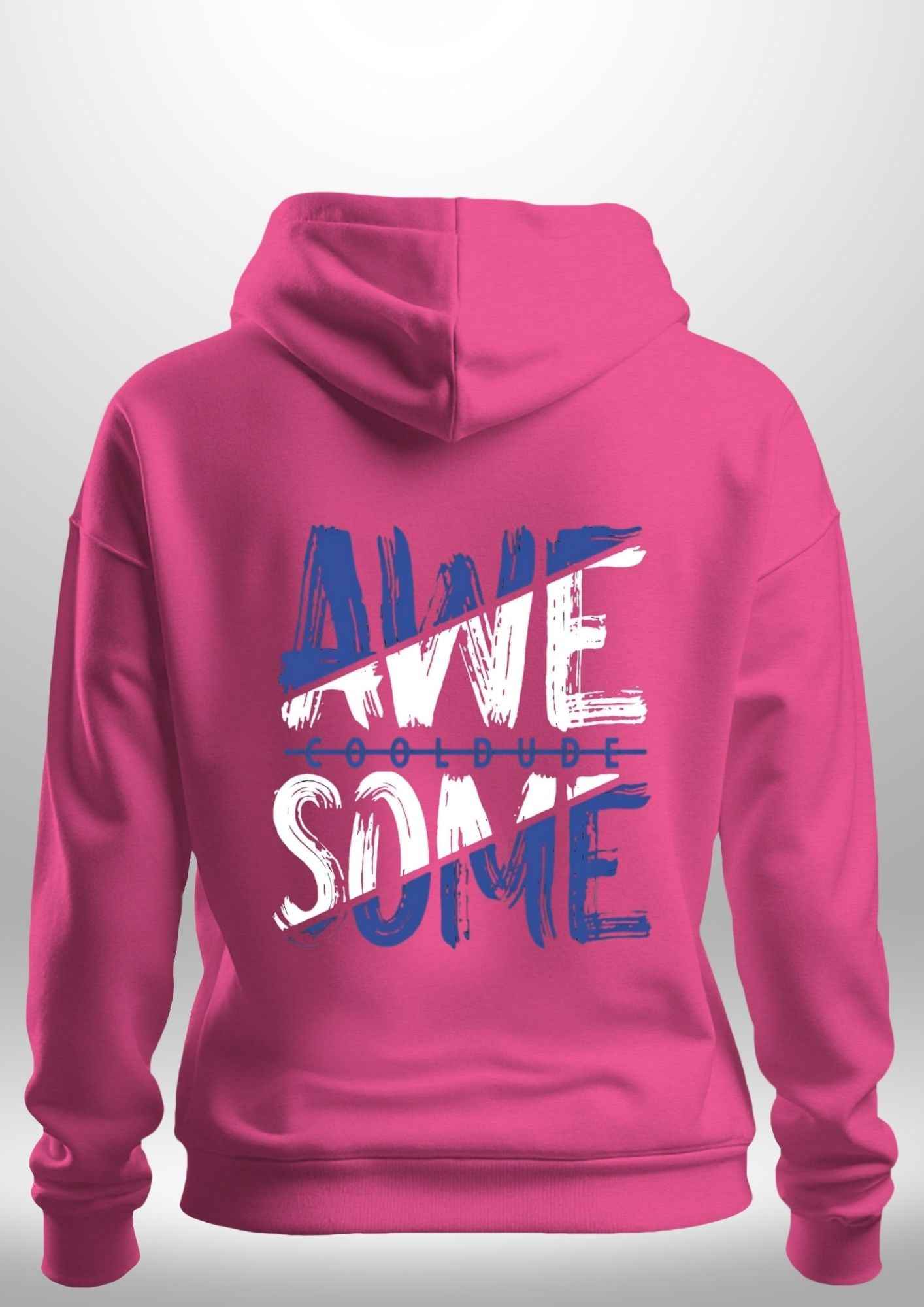 "awesome" Luxe Hoodie by Luxe-Custom-Designer
