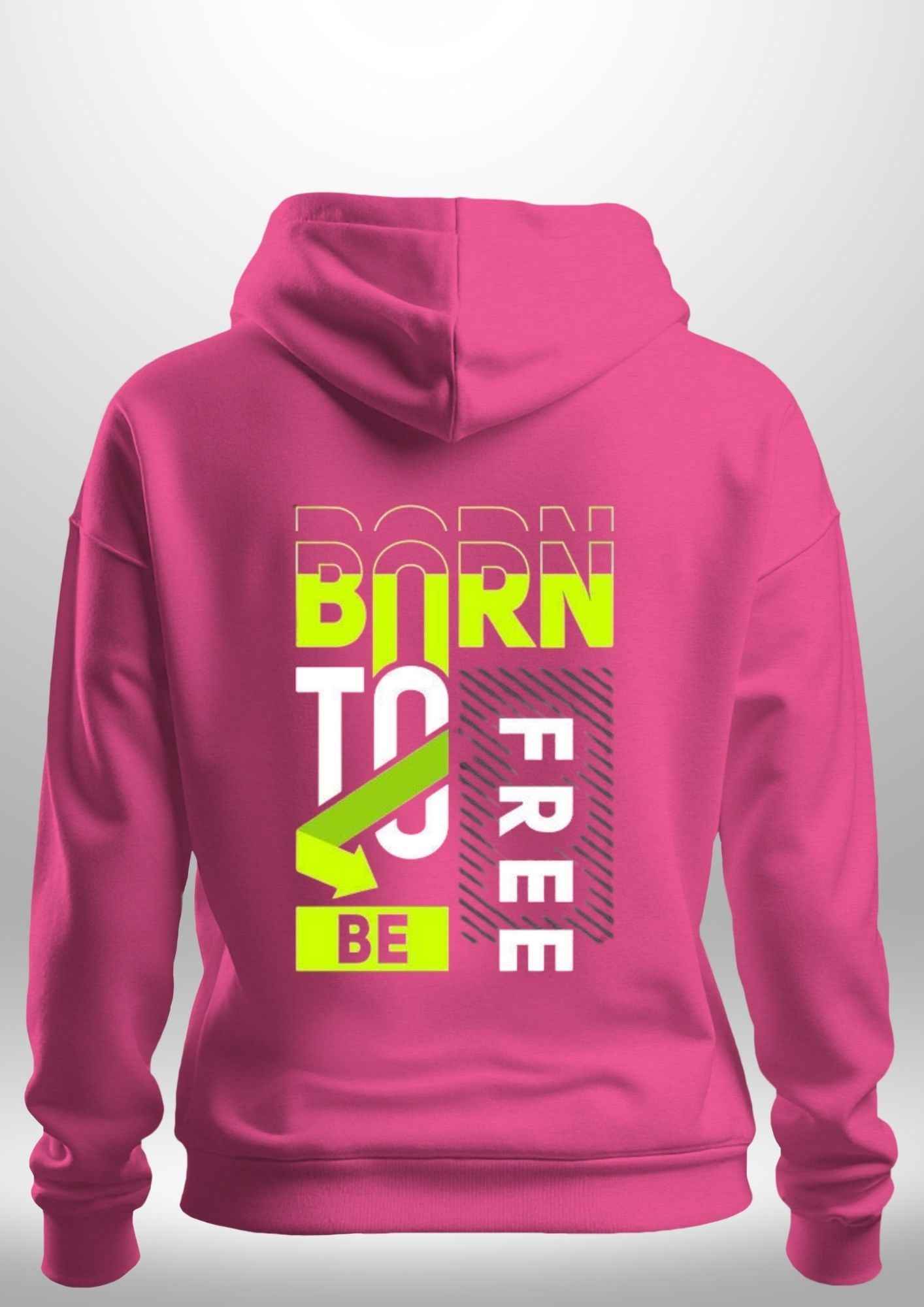 Born to be Free Hoodie by Luxe-Custom-Designer