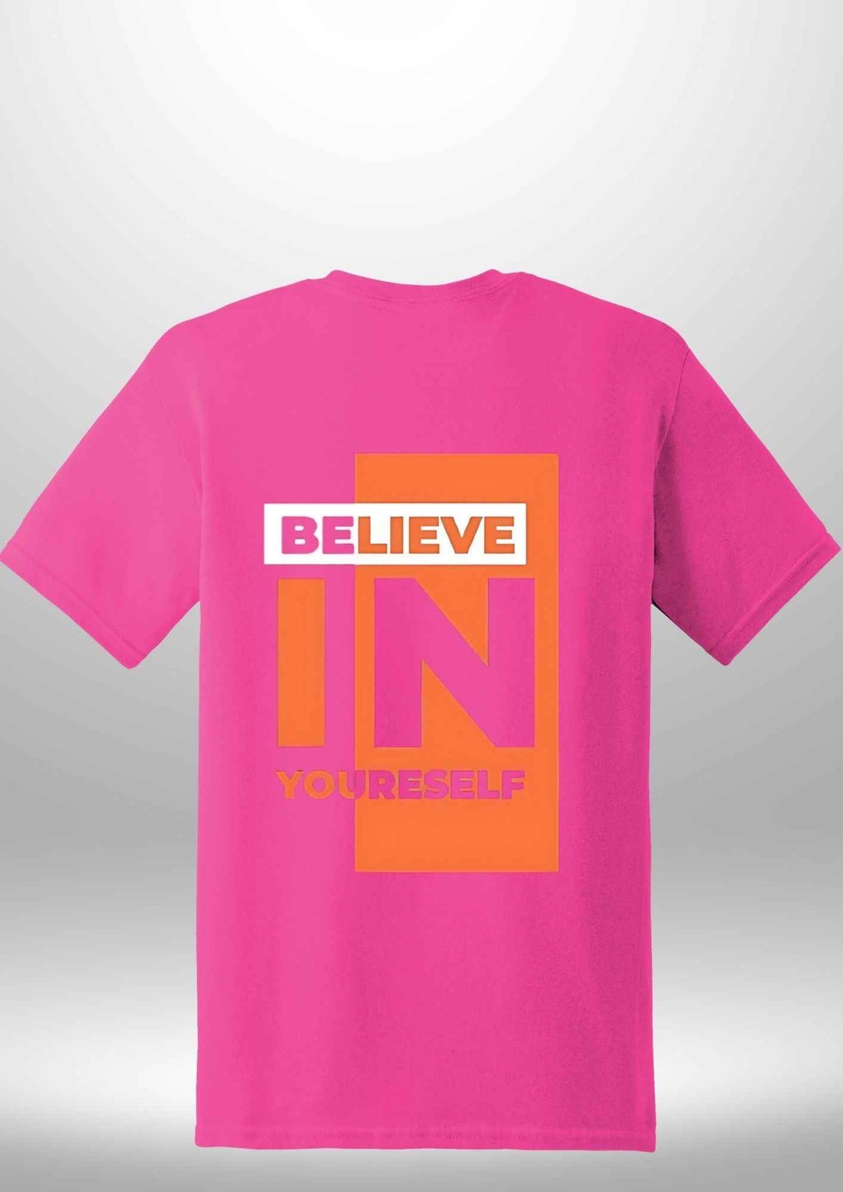 Red "Believe In Yourself" Luxe T-Shirt by Luxe Sensational