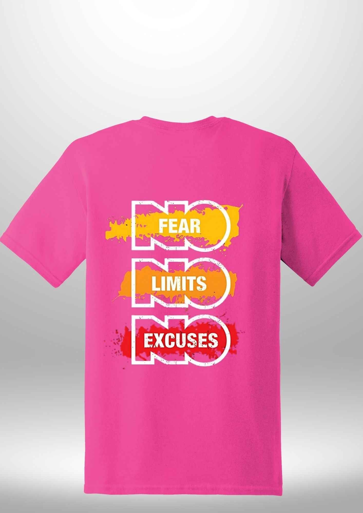 "NO FEAR" Luxe T-Shirt by Luxe-Custom-Designer