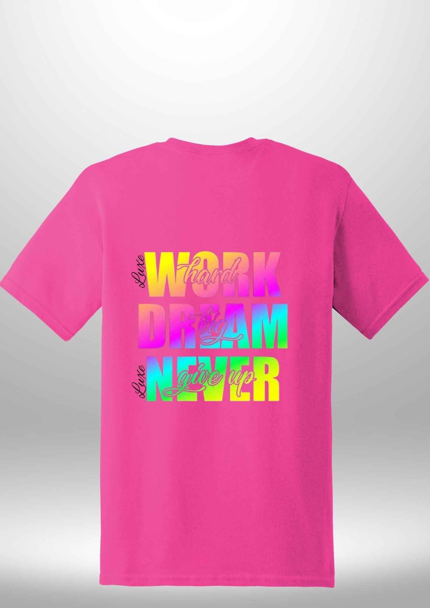 Work Hard Luxe T-Shirt by Luxe-Custom-Designer