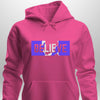 Blue "Believe" Luxe Hoodie by Luxe-Custom-Designer