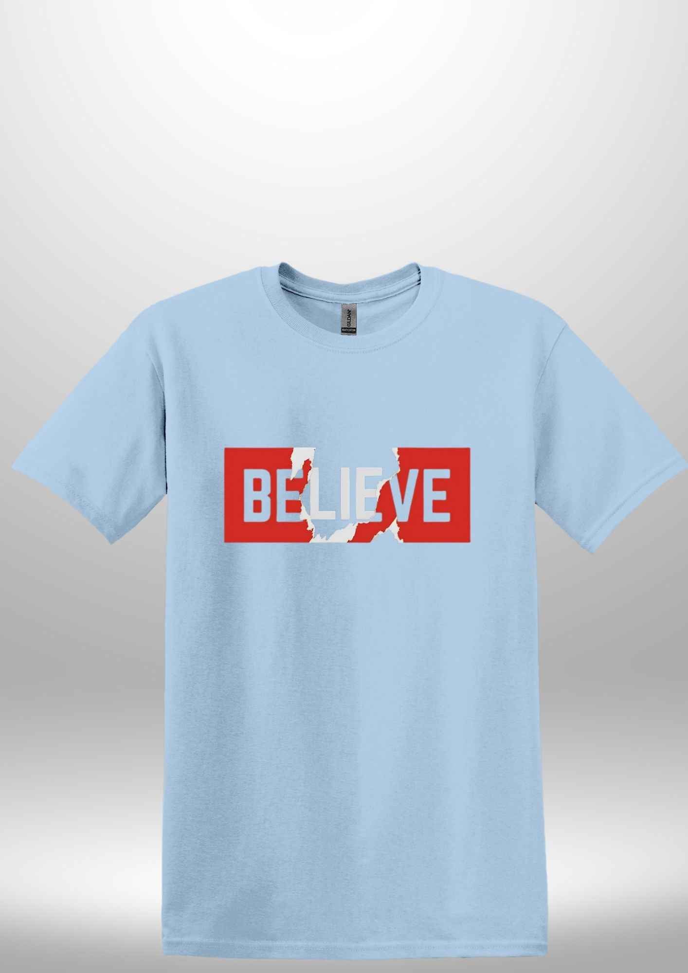 "Believe" Luxe T-shirt by Luxe-Custom-Designer