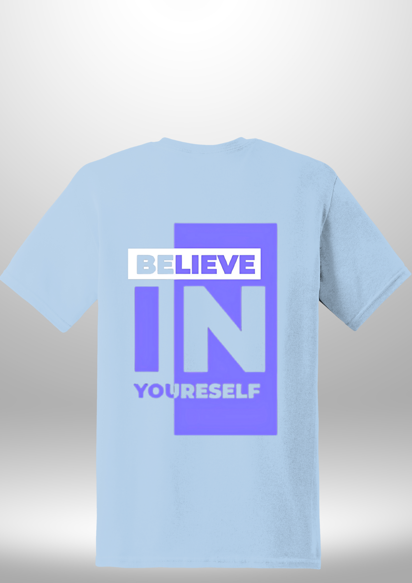 "Believe In Yourself" Luxe T-Shirt by Luxe-Custom-Designer