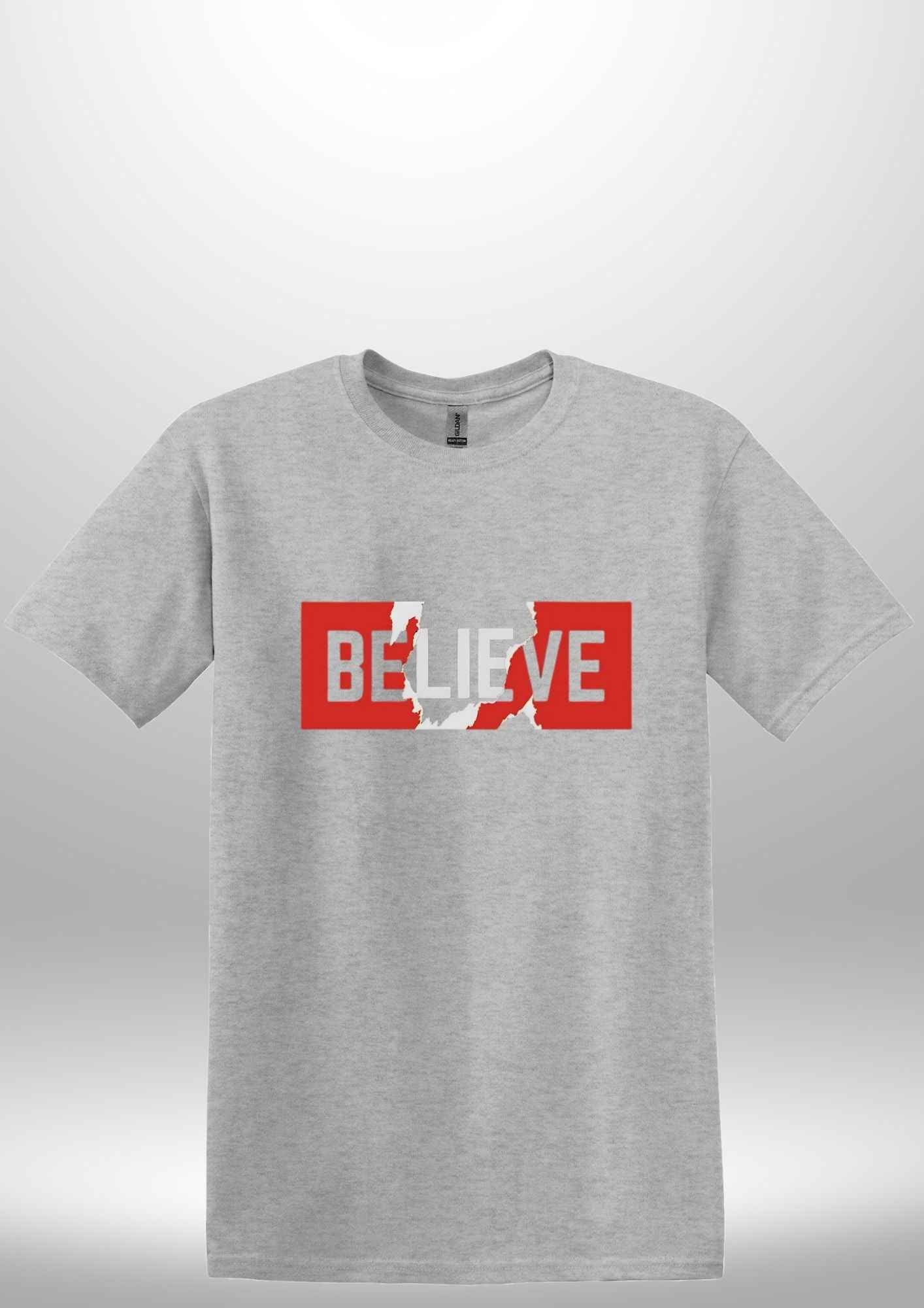 "Believe" Luxe T-shirt by Luxe-Custom-Designer